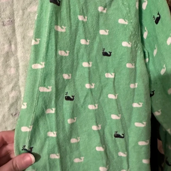 Green Whale Cardigan Merona - Picture 2 of 3
